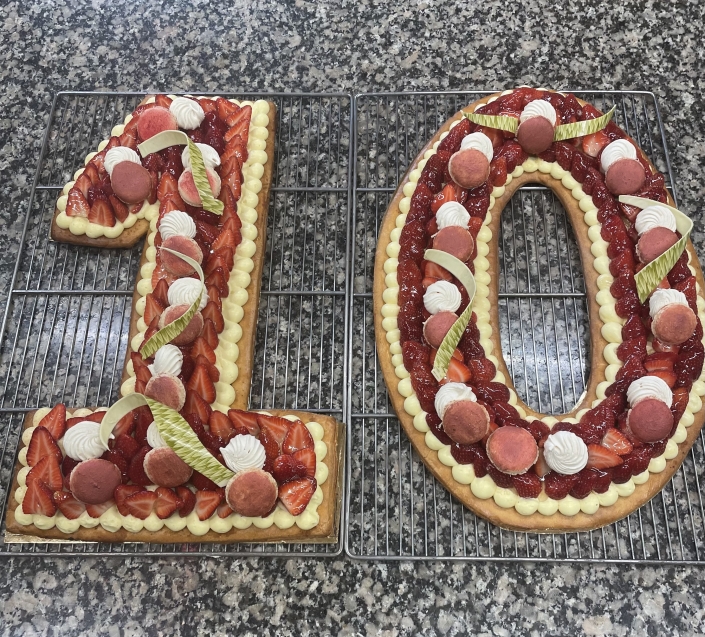 Photo Number Cake 10 Photo Number Cake 10