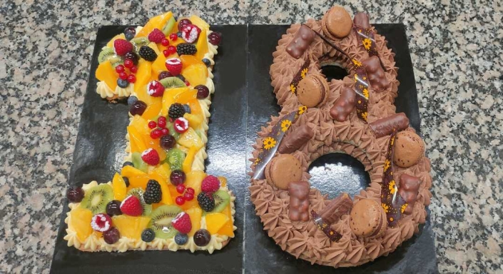 Photo Number Cake 18 Photo Number Cake 18